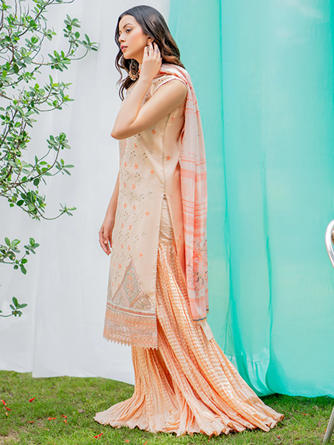 1807-A | 3 Piece Unstitched - Image 6