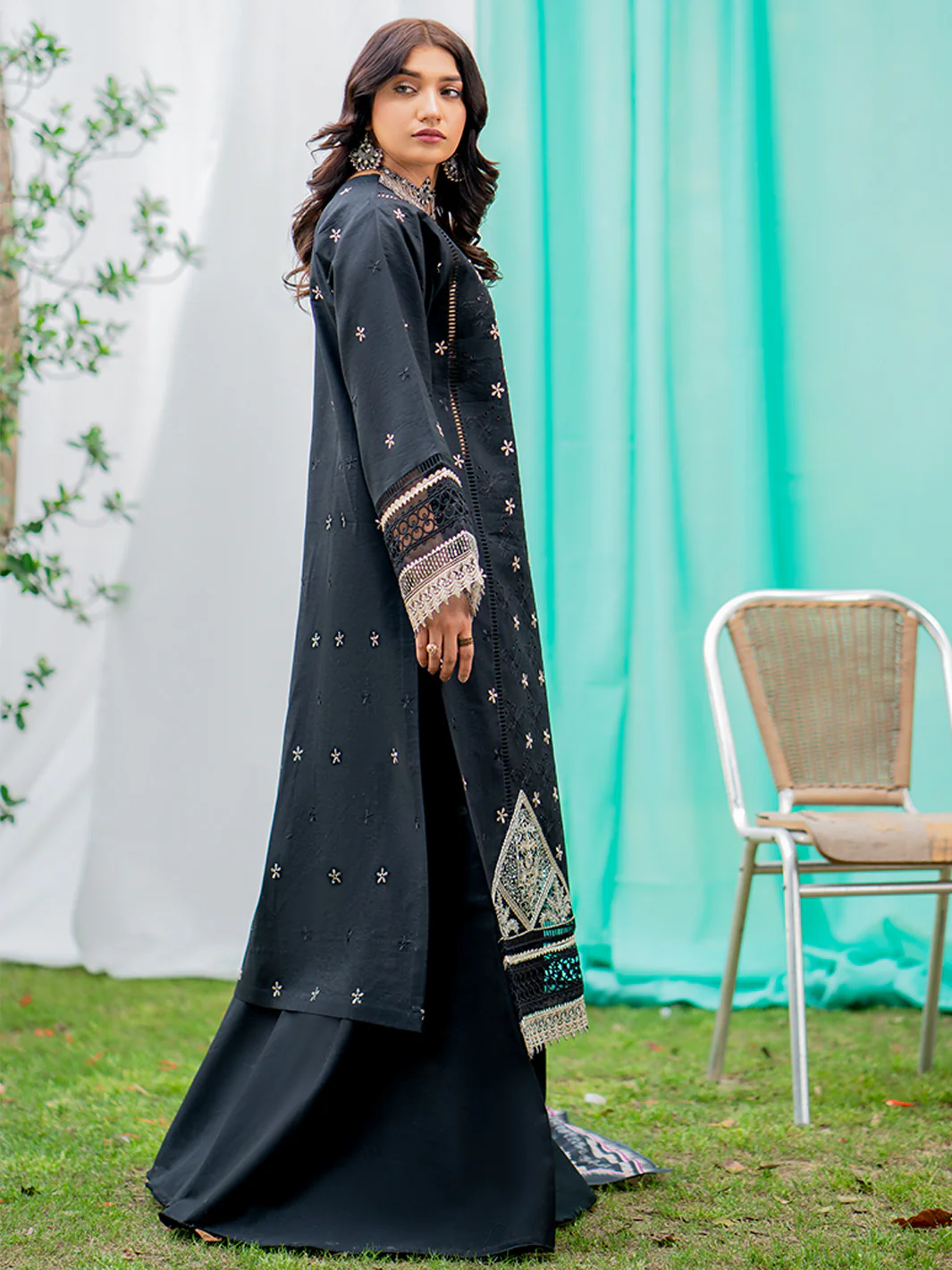 1807-B | 3 Piece Unstitched - Image 6