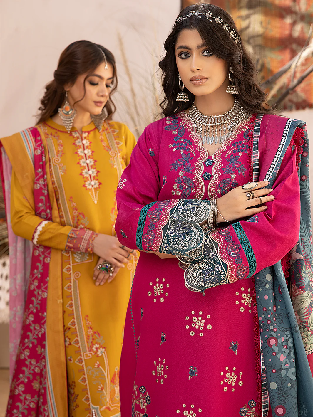 1902 - B | 3 PC KARANDI UNSTITCH - Image 6