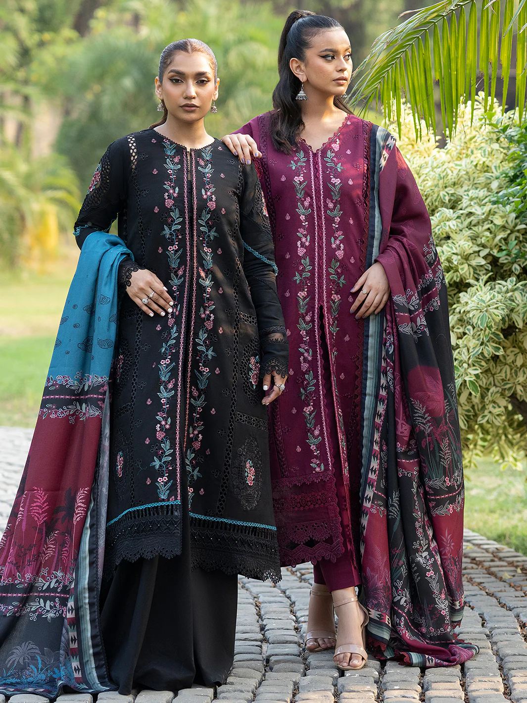 1914 - B | 3 PC Khaddar Unstitched - Image 8
