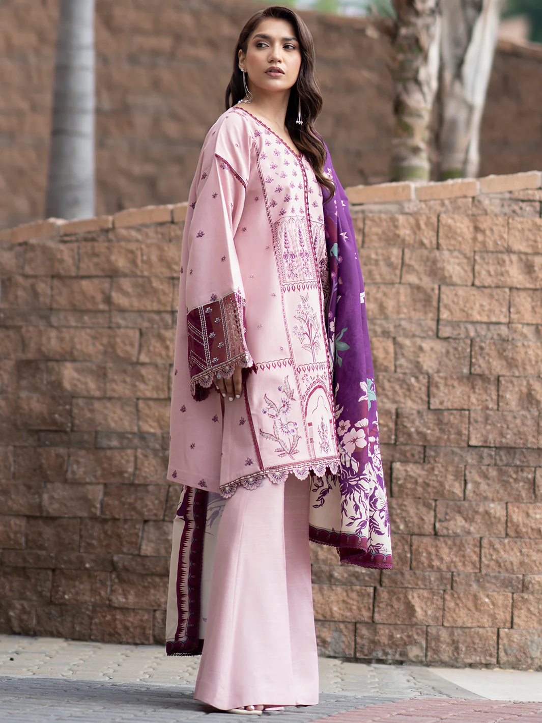 1915 - B | 3 PC Khaddar Unstitched - Image 6