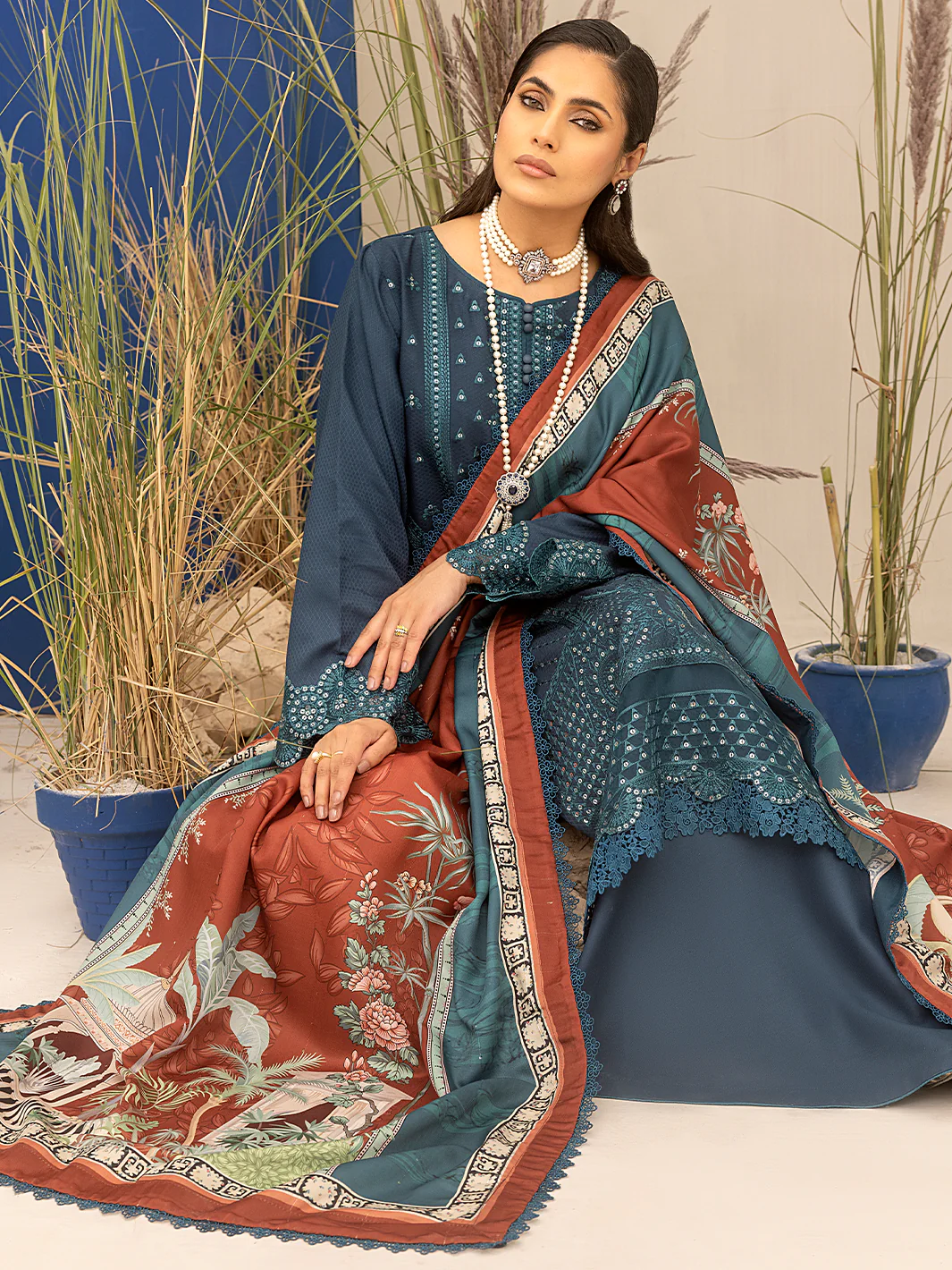1932 - B | 3 Piece Unstitched - Image 5