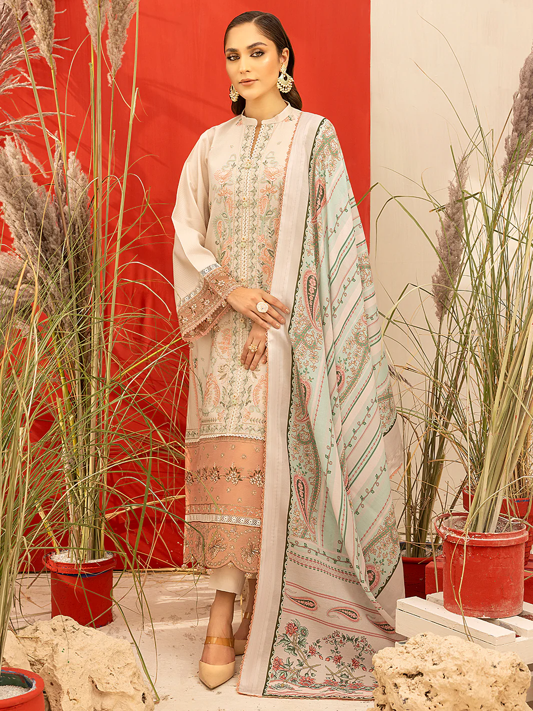 1934 - B | 3 Piece Unstitched - Image 5