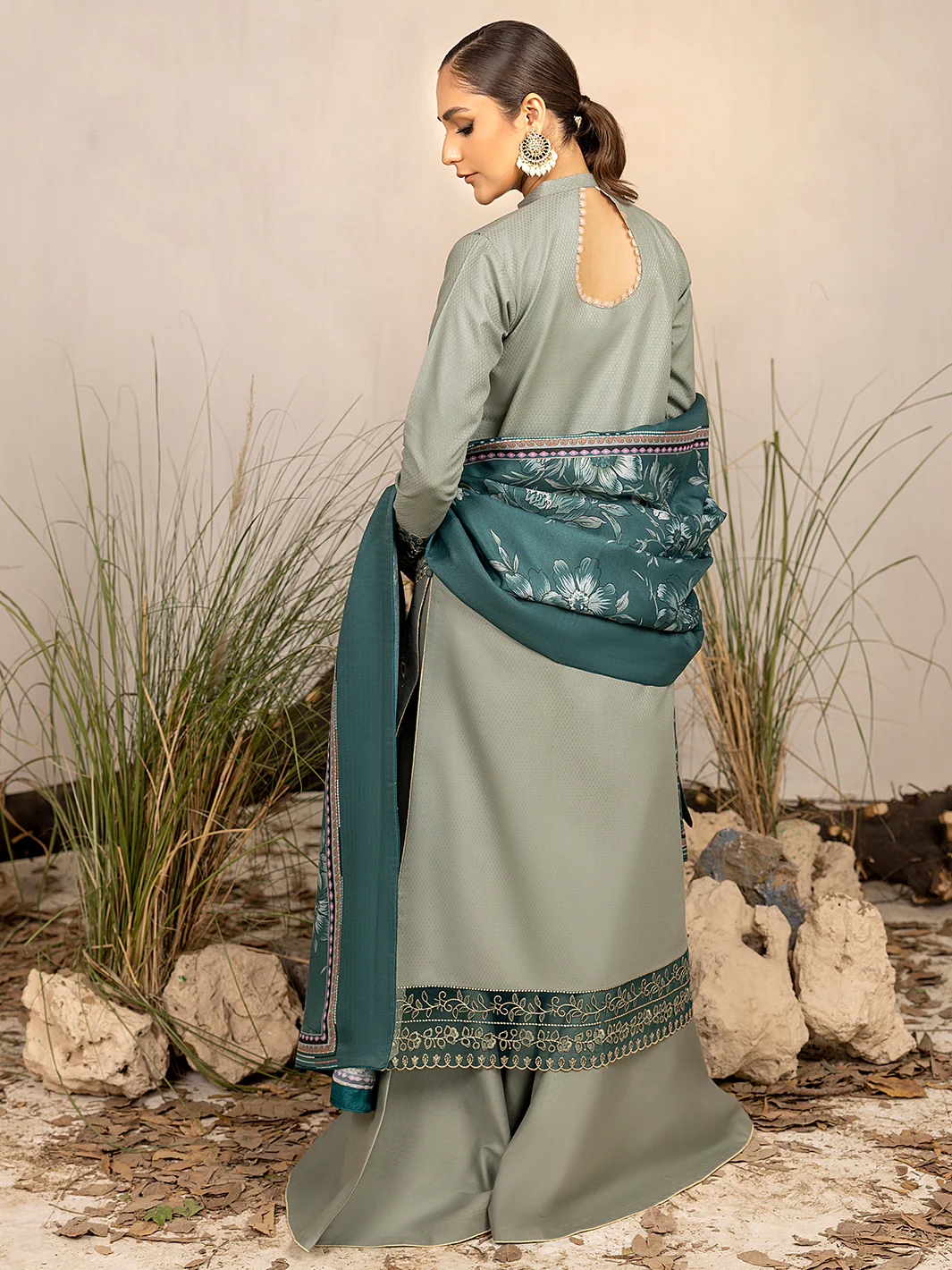 1935 - B | 3 Piece Unstitched - Image 3