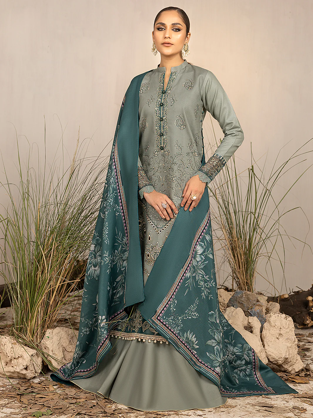 1935 - B | 3 Piece Unstitched - Image 4