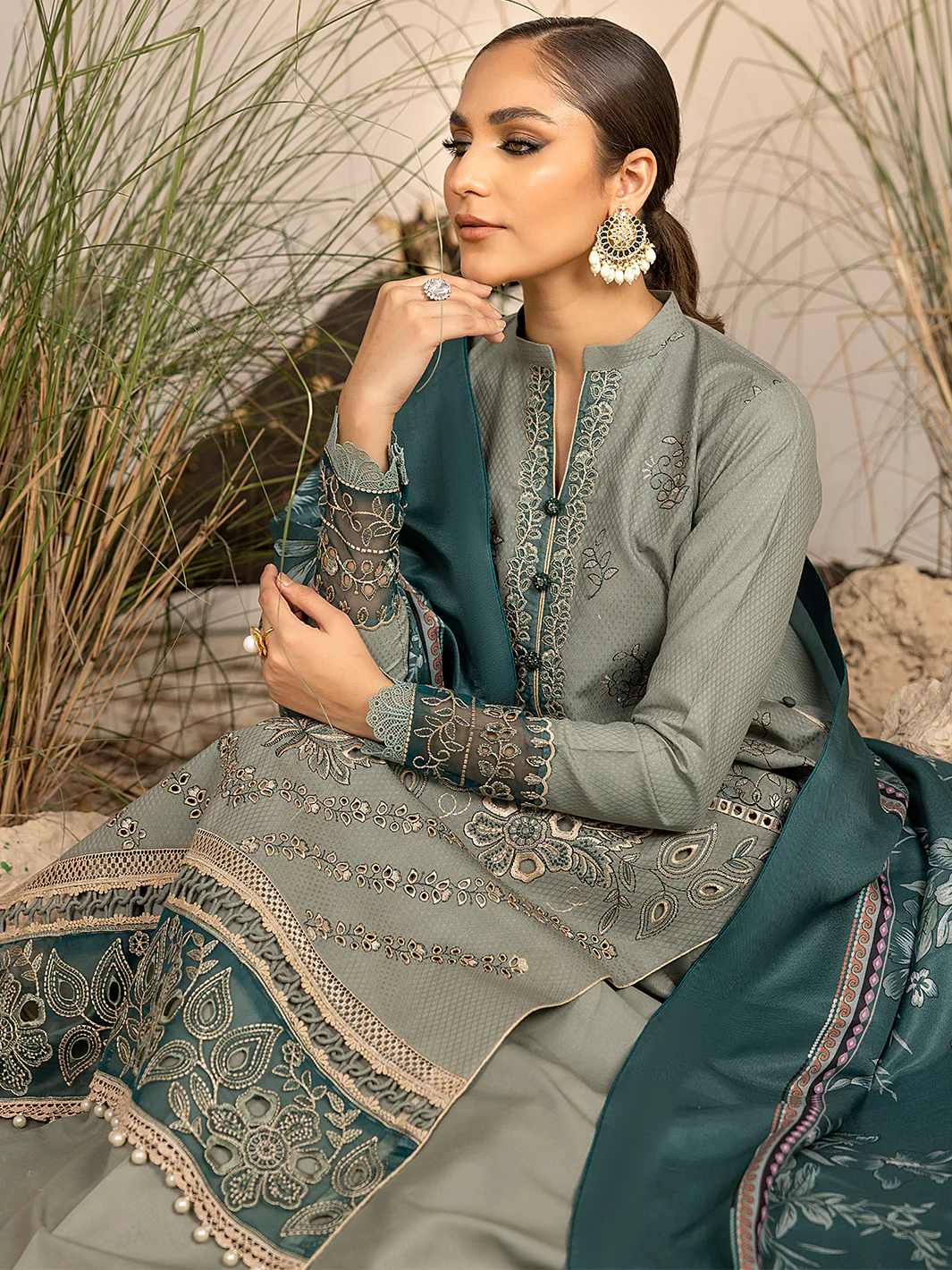 1935 - B | 3 Piece Unstitched - Image 6