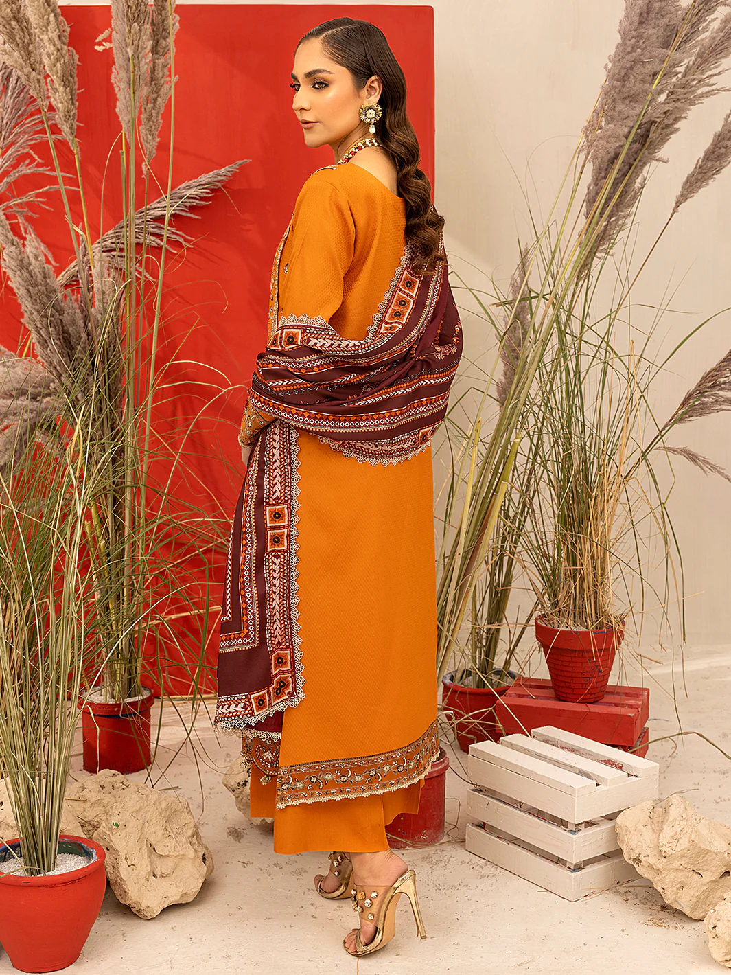 1937 - B | 3 Piece Unstitched - Image 3