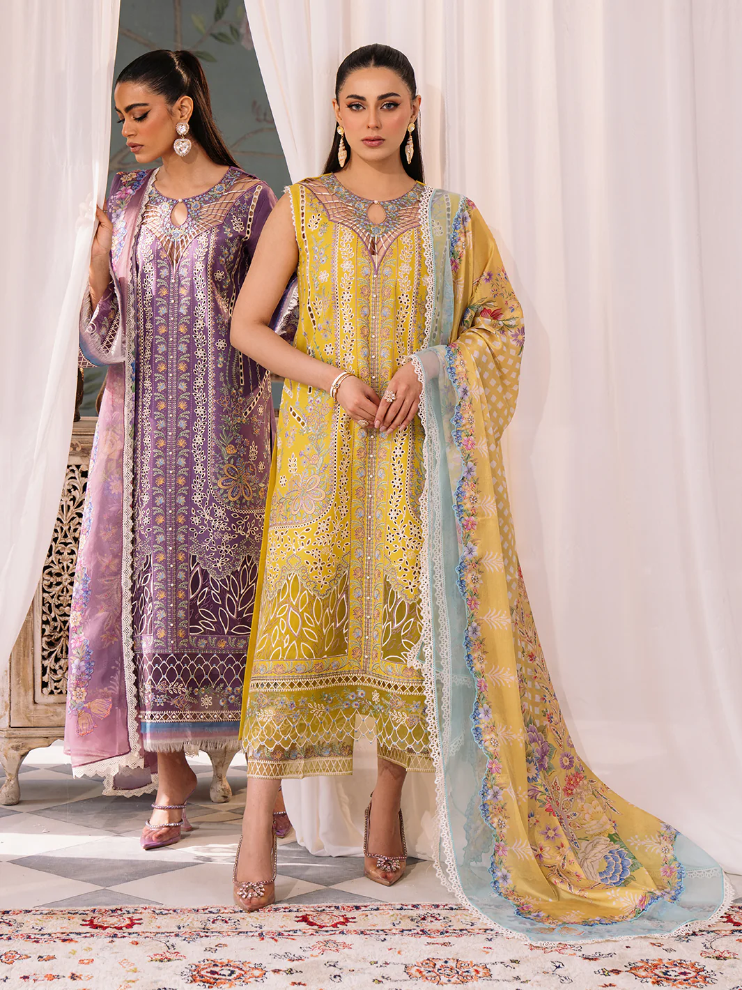 201 - A | 3 PC Lawn Unstitch - Image 7