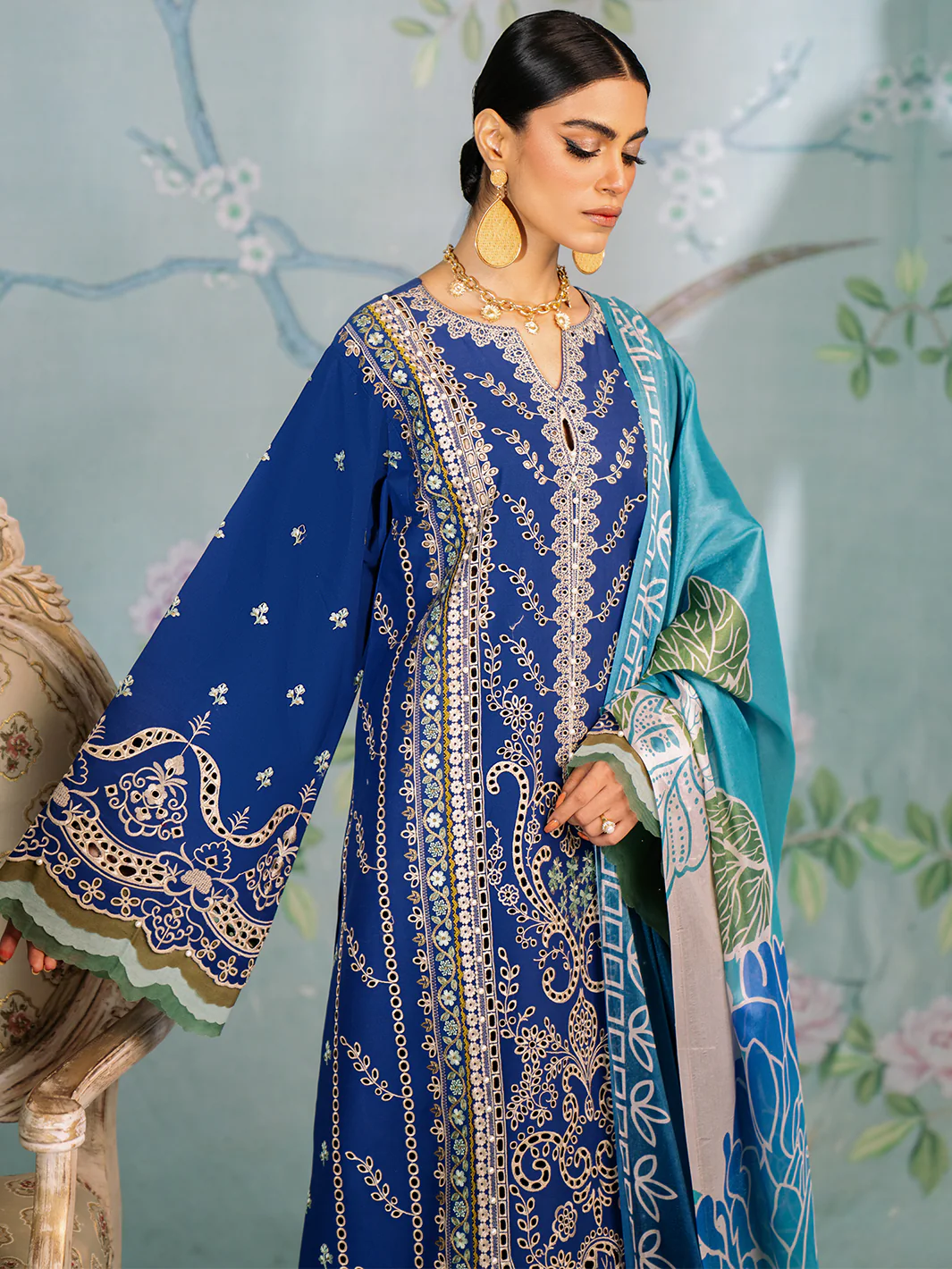 202 - A | 3 PC Lawn Unstitch - Image 6