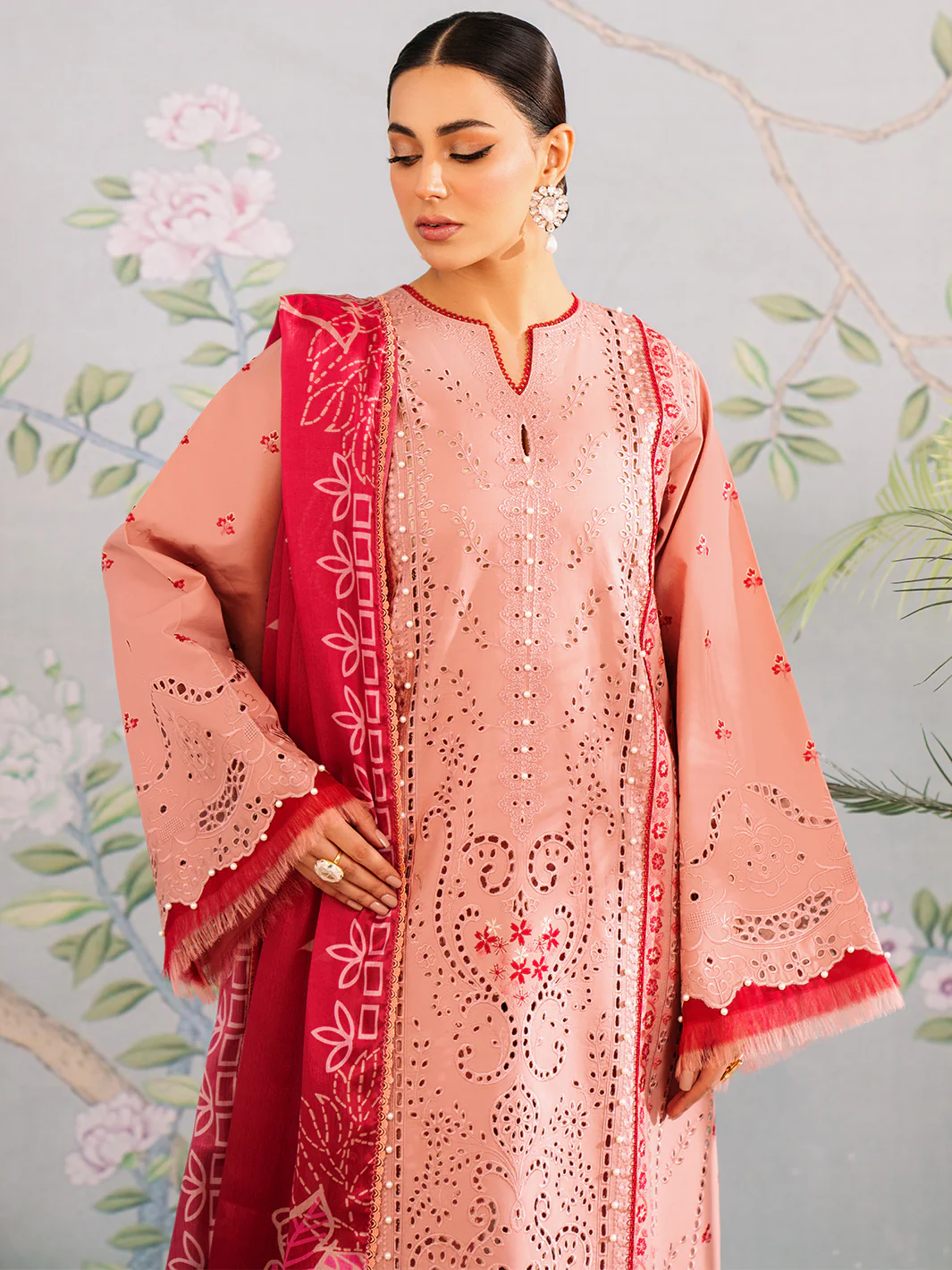 202 - B | 3 PC Lawn Unstitch - Image 5