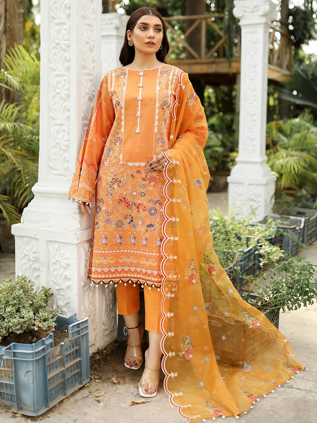2026-B | 3 Piece Unstitched - Image 3