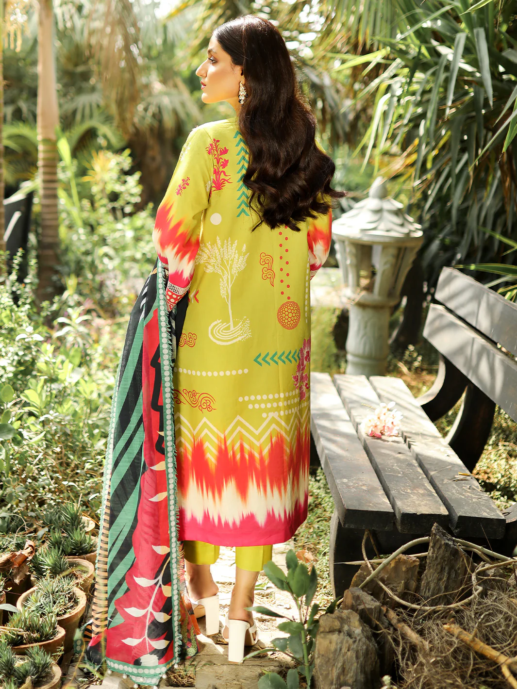 2027-B | 3 Piece Unstitched - Image 3