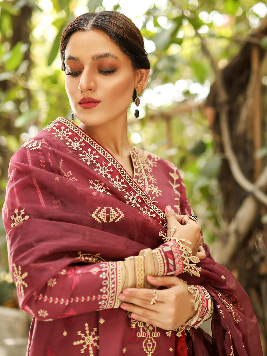 2028-B | 3 Piece Unstitched - Image 5