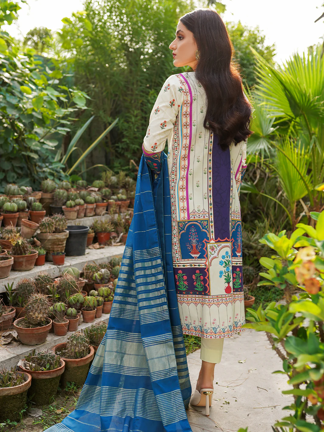 2029-B | 3 Piece Unstitched - Image 3