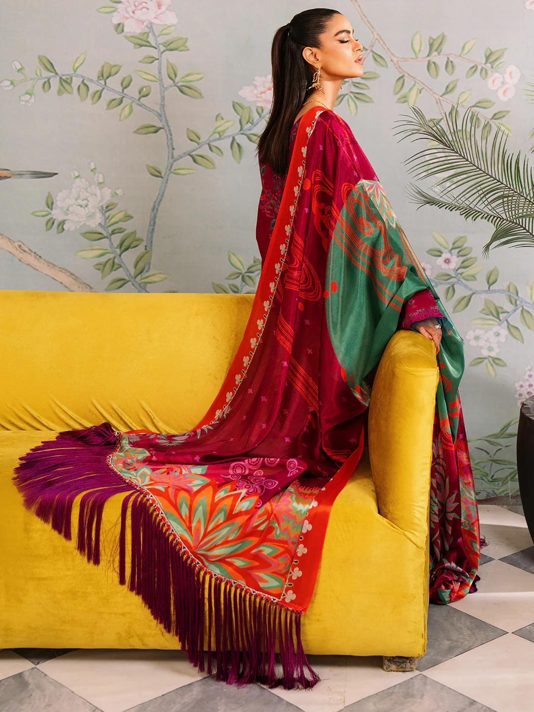 203 - B | 3 PC Lawn Unstitch - Image 5