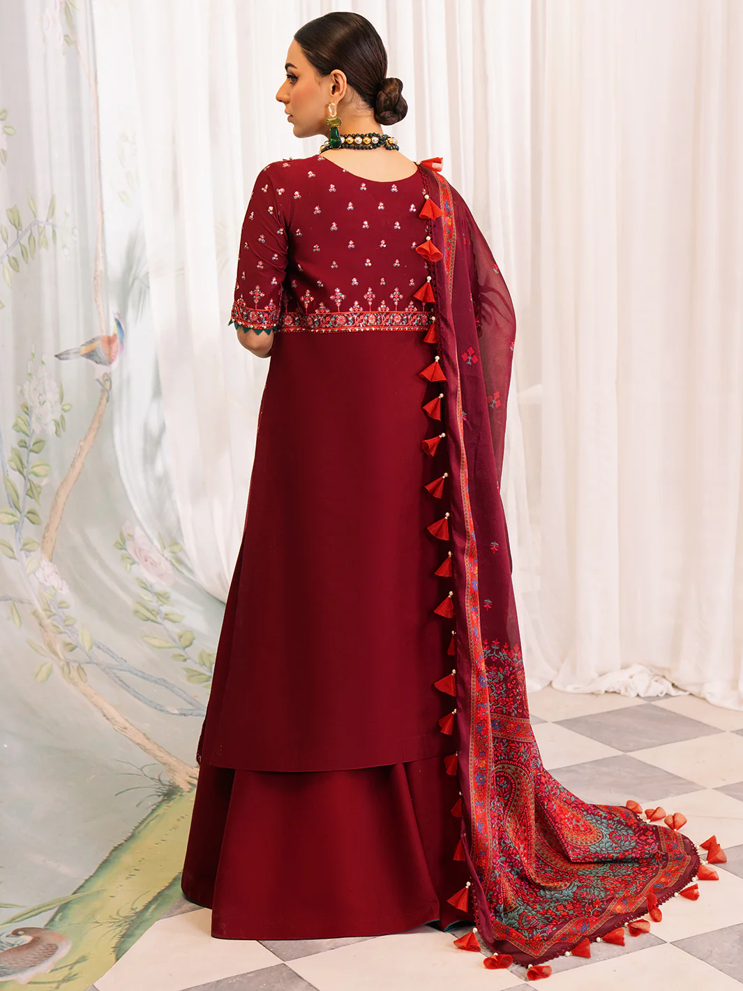 204 - A | 3 PC Lawn Unstitch - Image 3