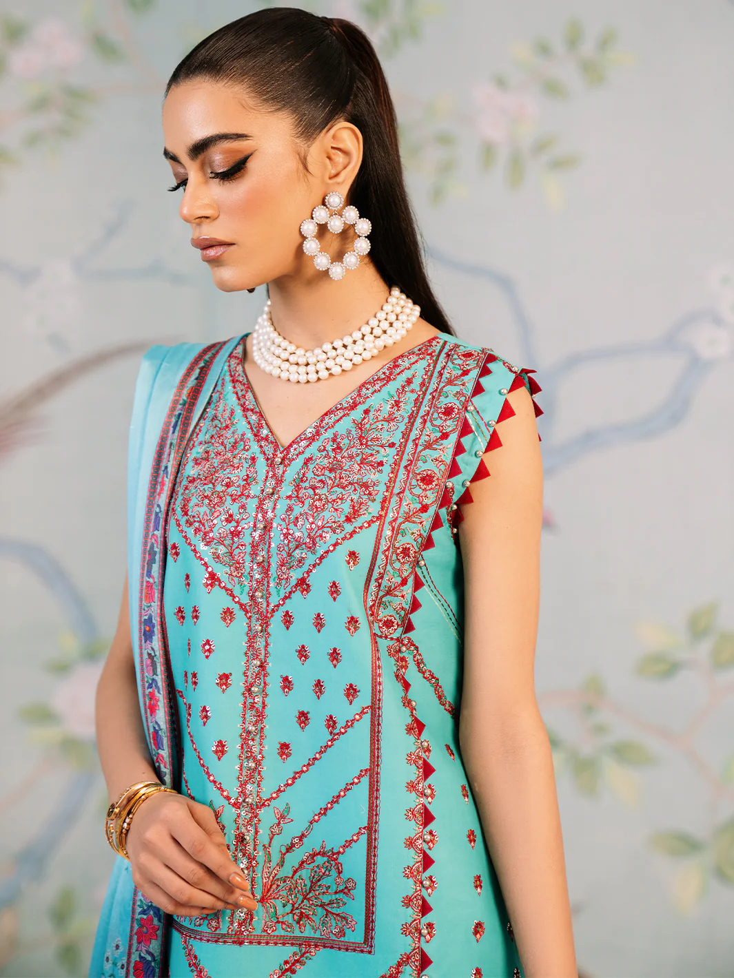 204 - B | 3 PC Lawn Unstitch - Image 7