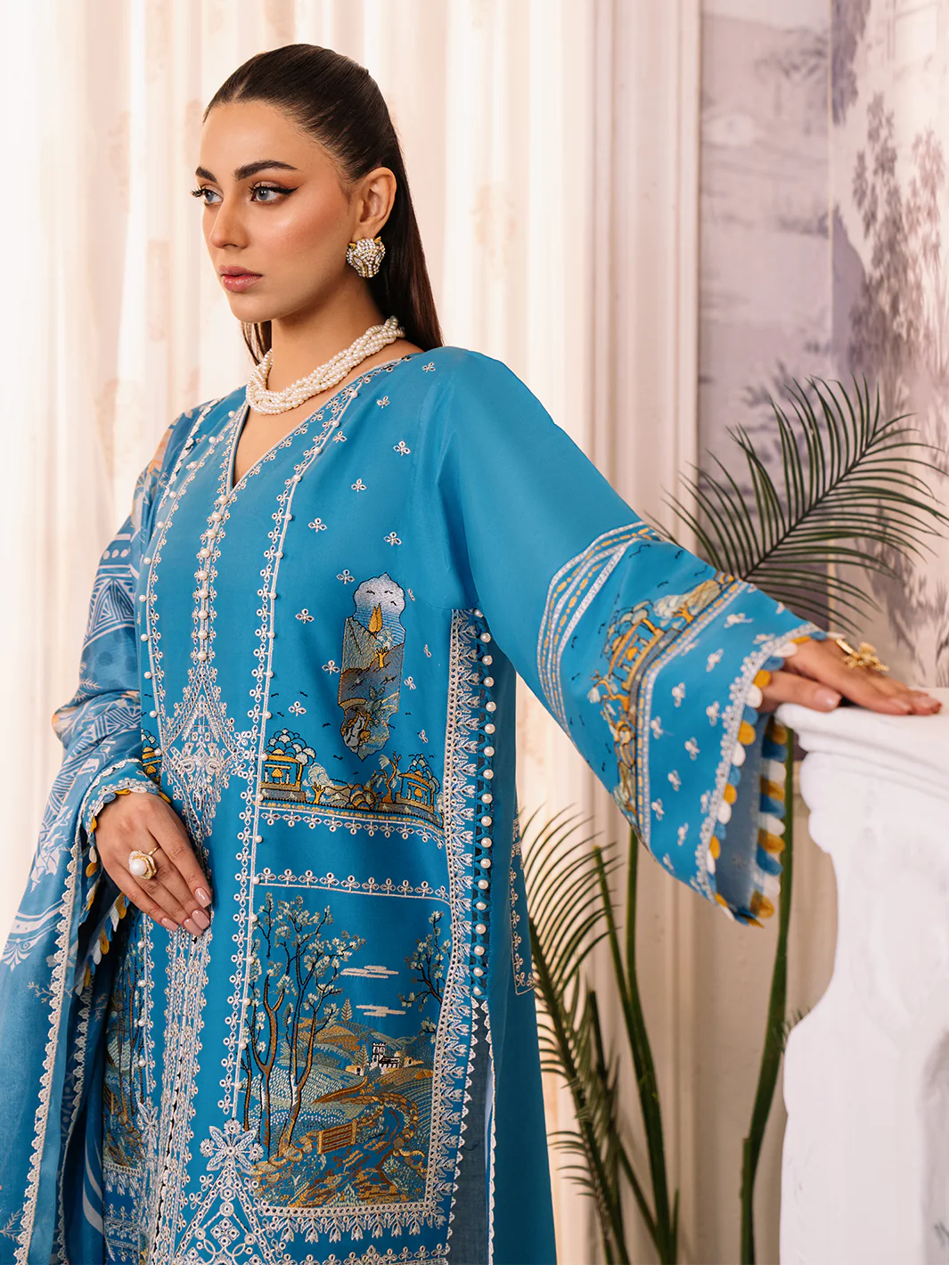 206 - B | 3 PC Lawn Unstitch - Image 7