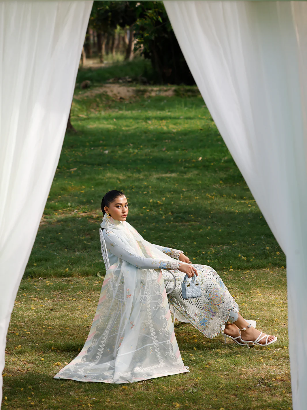 31 - B | 3 PC Luxury Lawn - Image 8