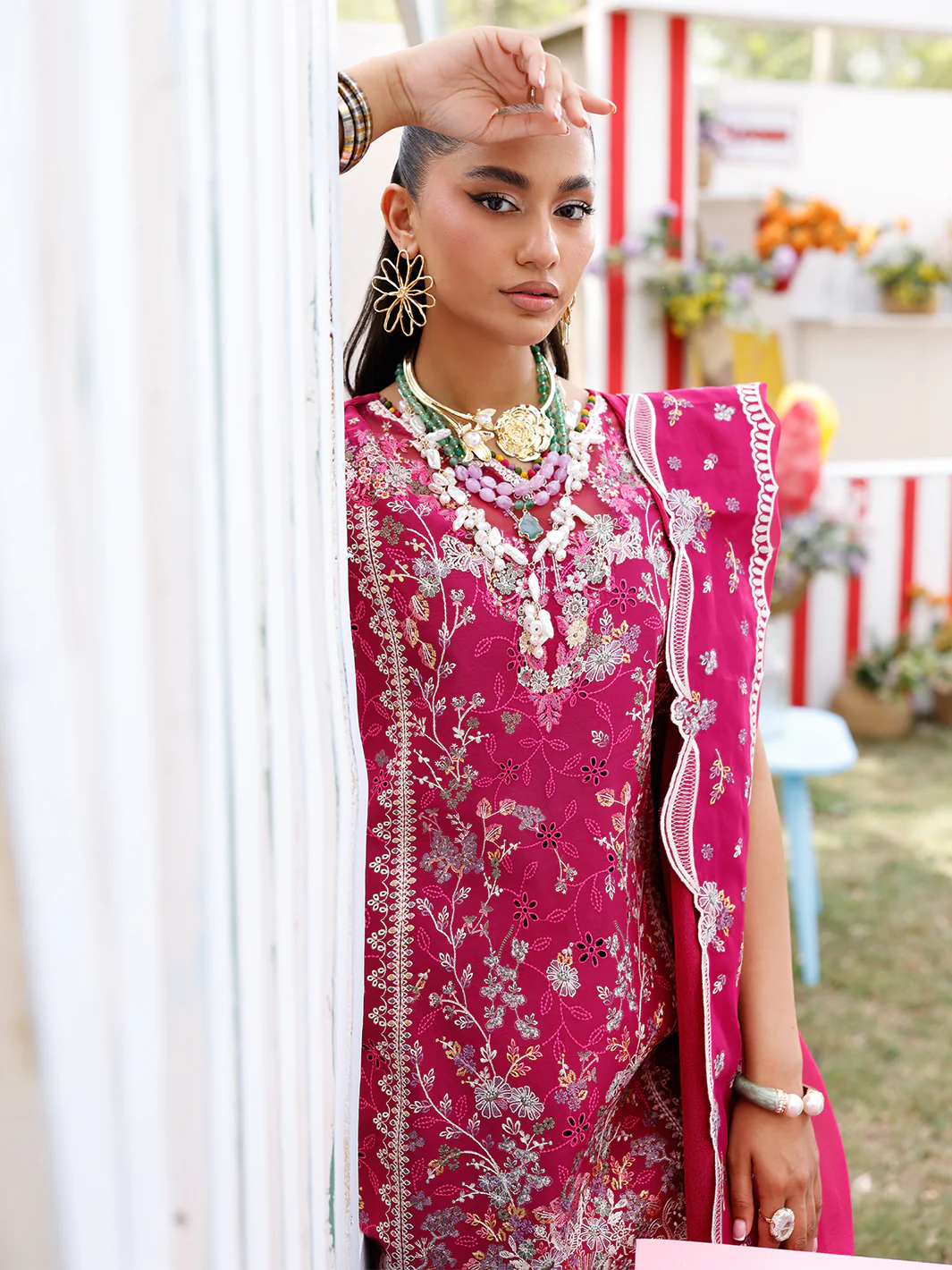 35 - B | 3 PC Luxury Lawn - Image 4