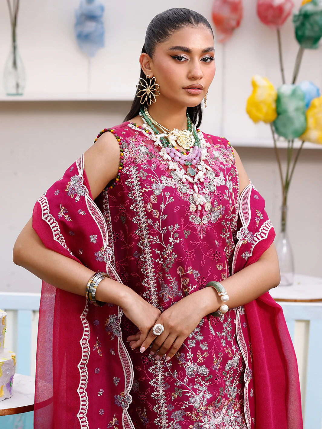 35 - B | 3 PC Luxury Lawn - Image 5