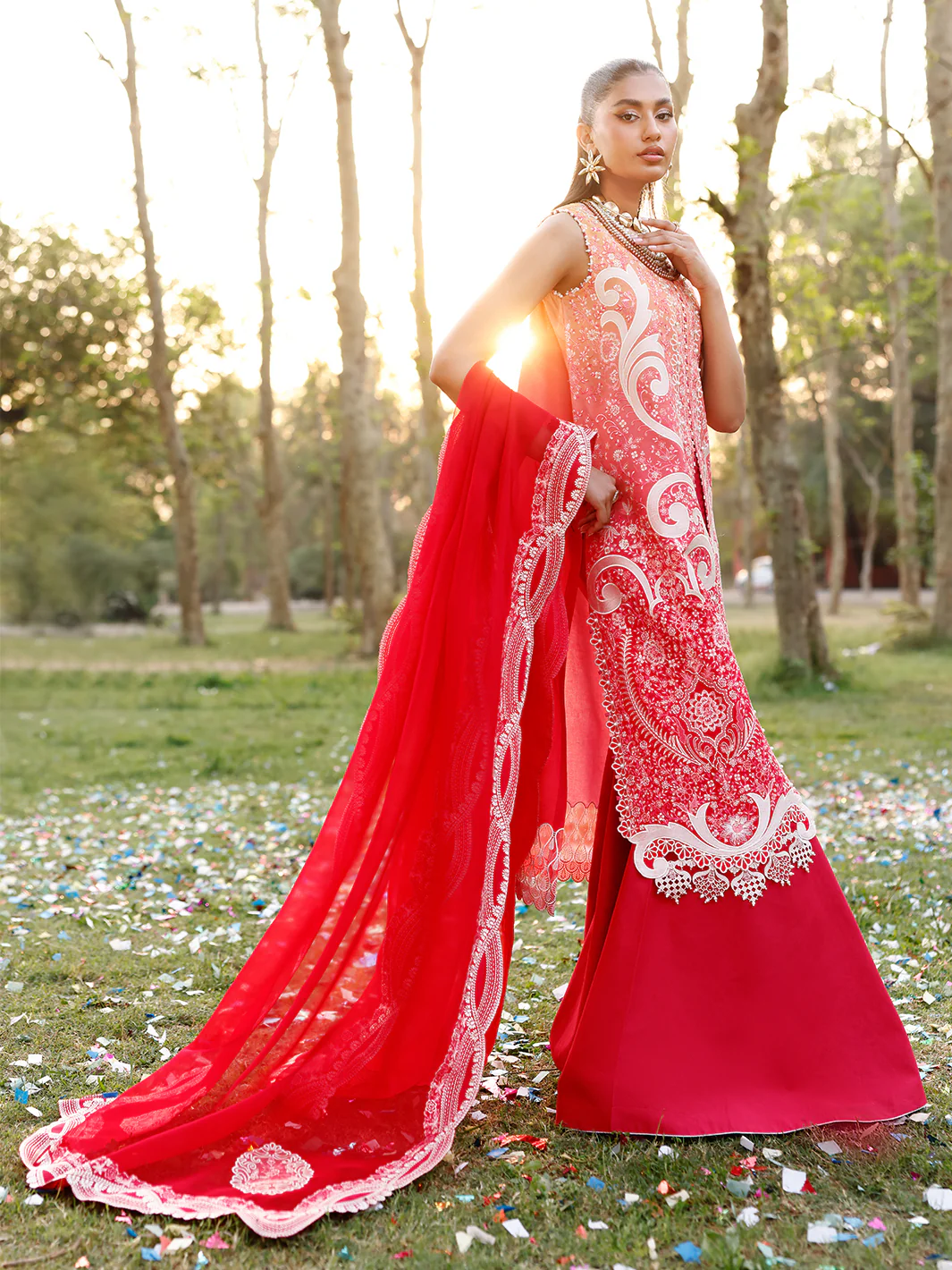 36 - B | 3 PC Luxury Lawn - Image 3