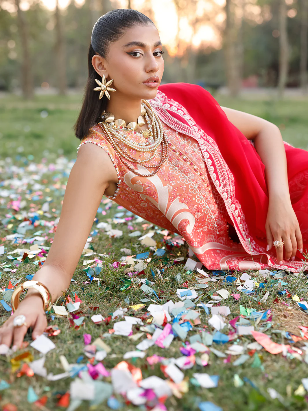 36 - B | 3 PC Luxury Lawn - Image 5