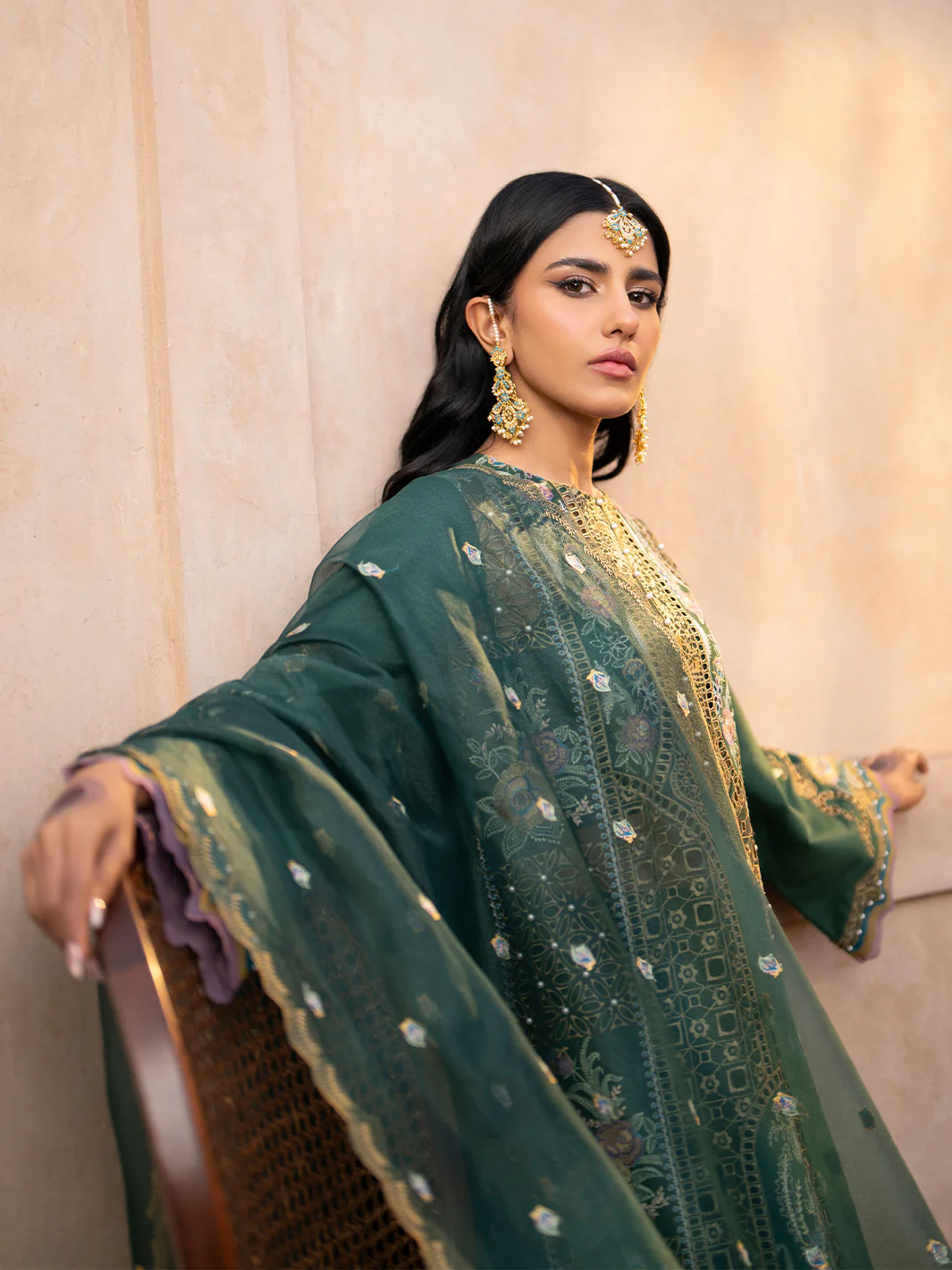 407-A | 3 PC LUXURY LAWN - Image 7