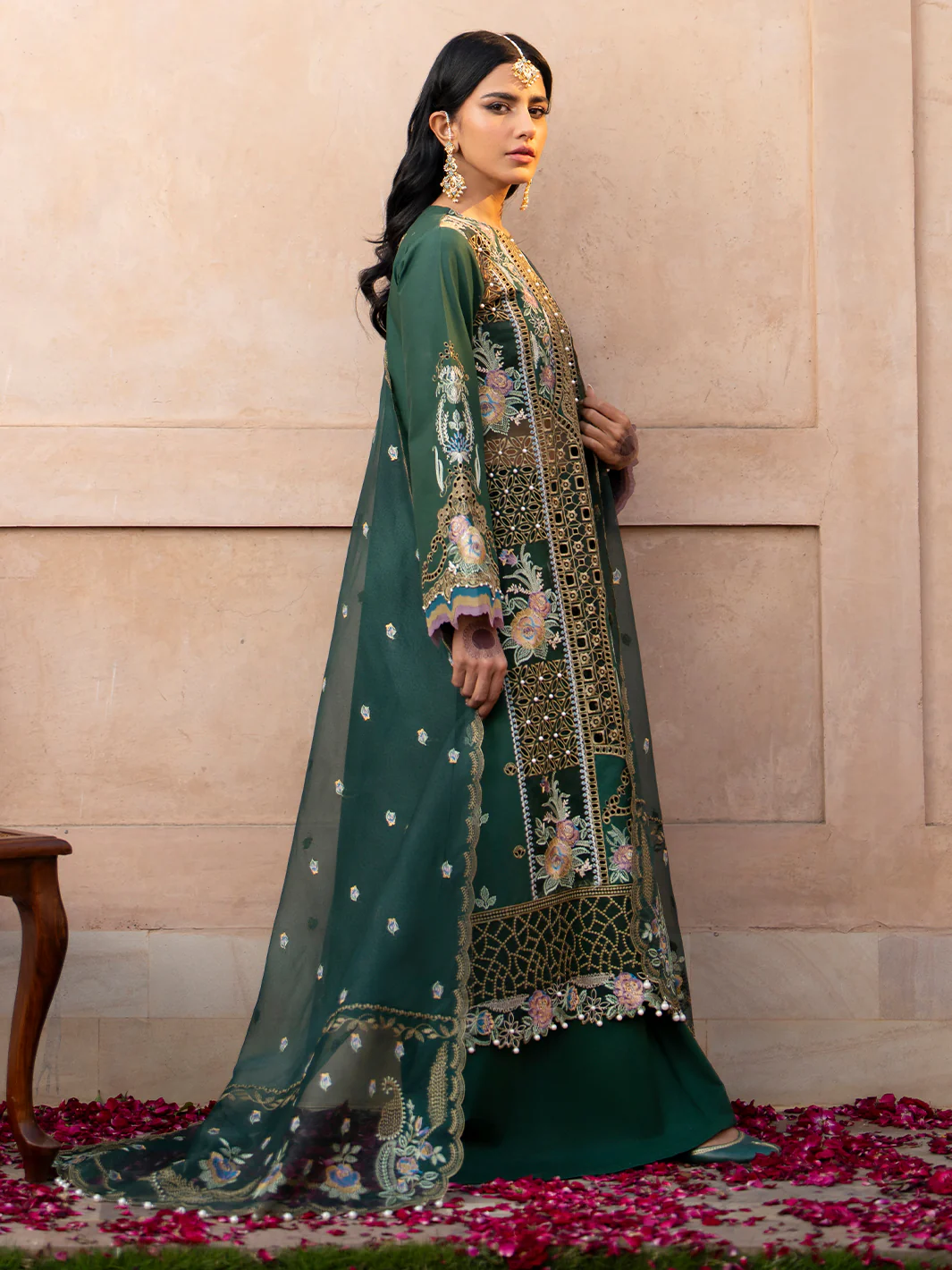 407-A | 3 PC LUXURY LAWN - Image 8