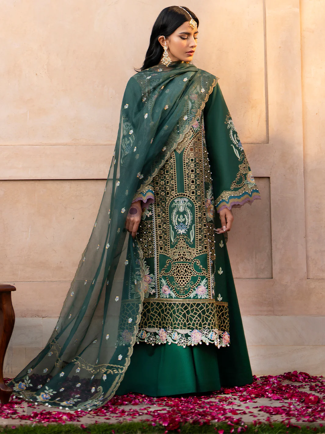 407-A | 3 PC LUXURY LAWN - Image 9