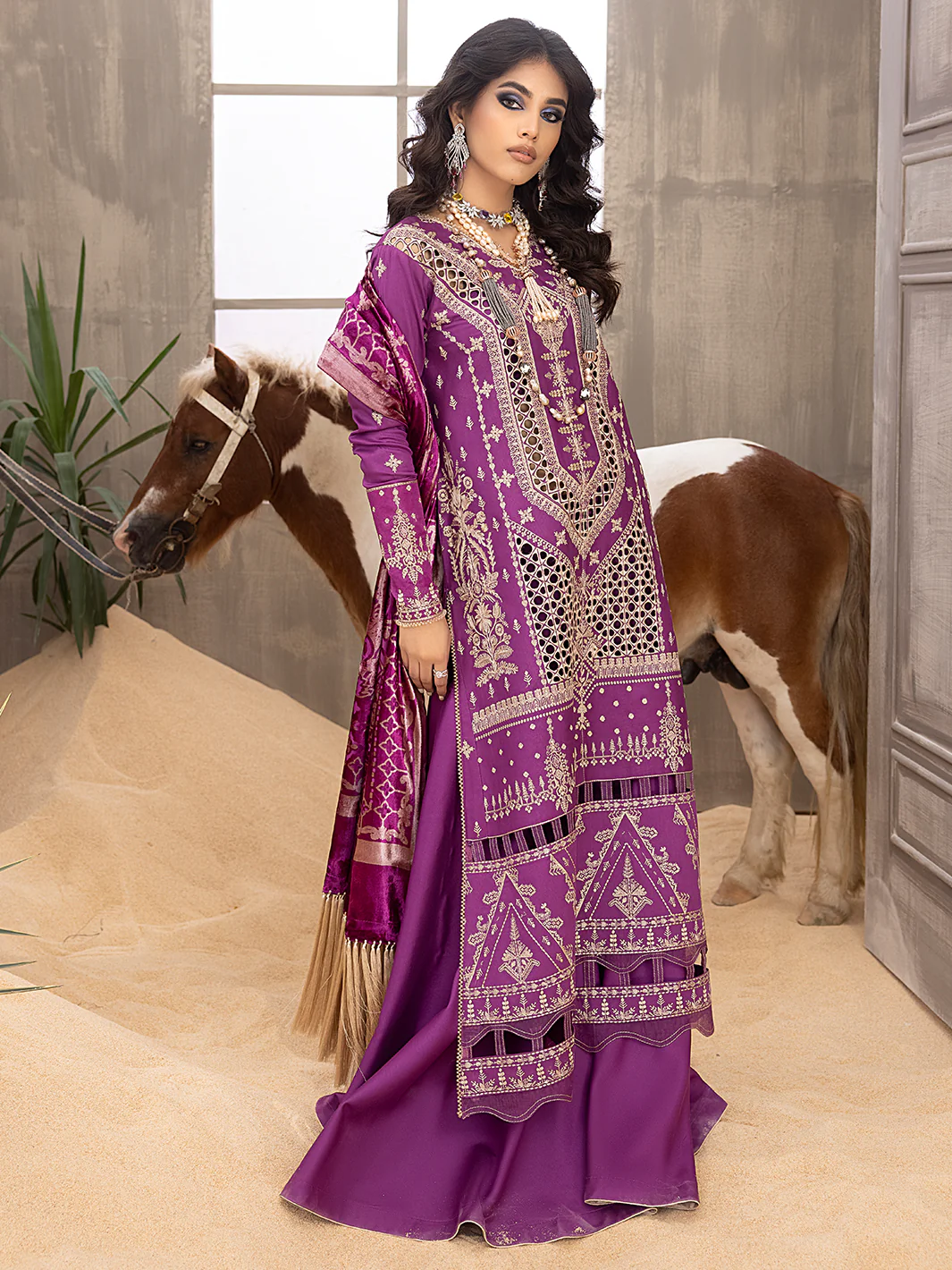 504 - B | 3 PC KOTRAI UNSTITCH - Image 4
