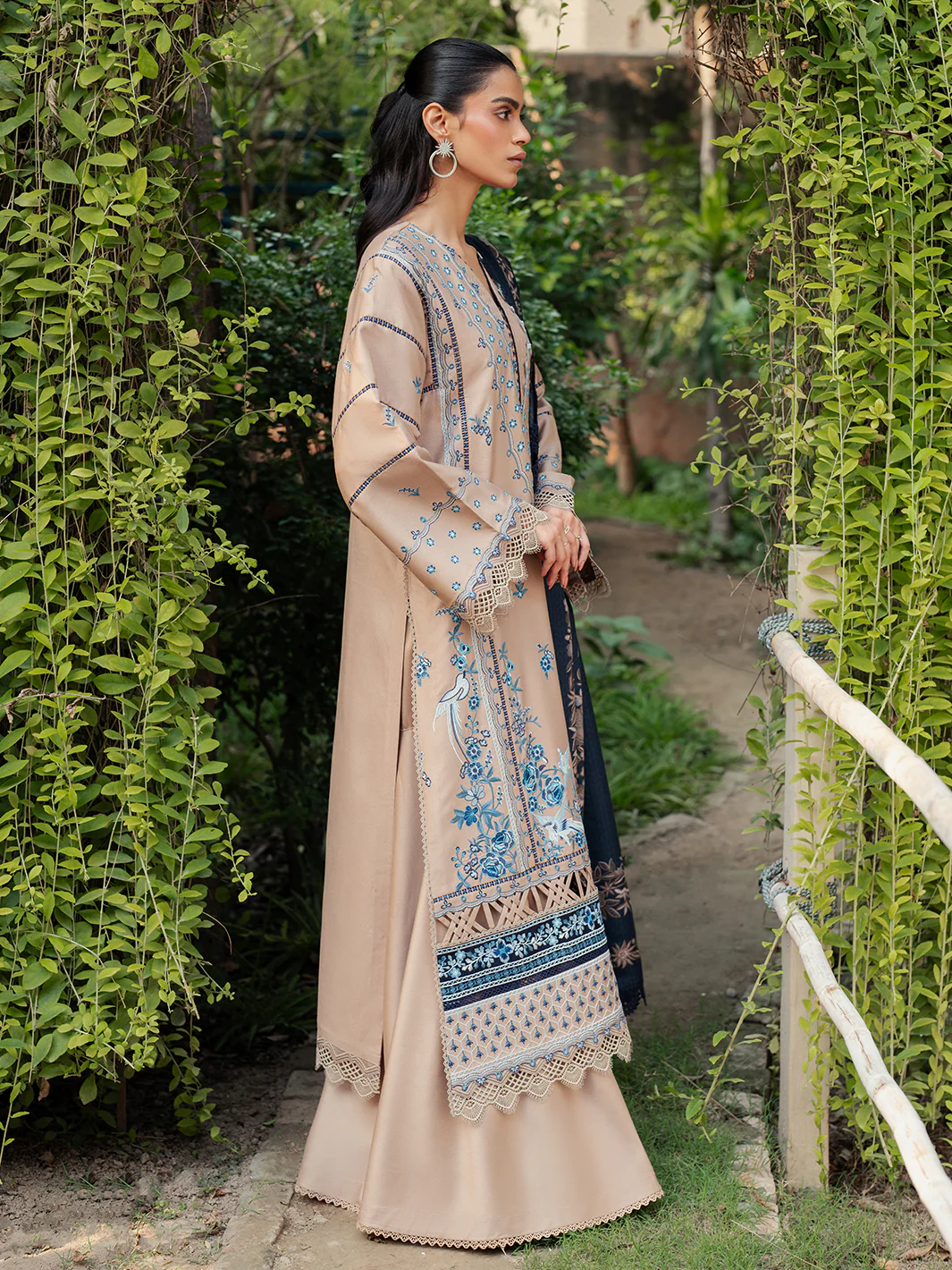51 - A | 3 PC Kotrai Unstitched - Image 3