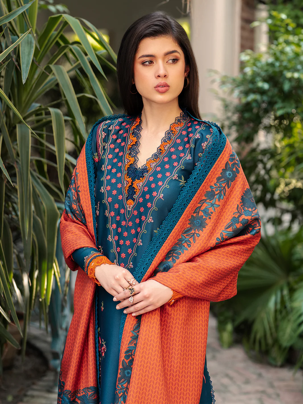 51 - B | 3 PC Kotrai Unstitched - Image 5