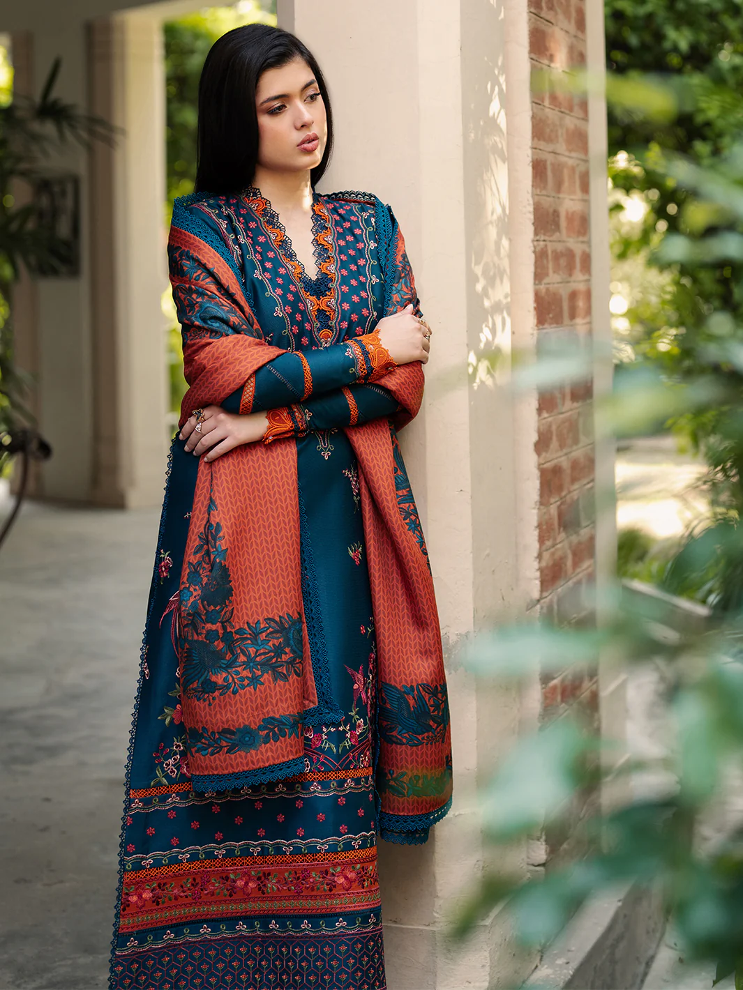 51 - B | 3 PC Kotrai Unstitched - Image 7