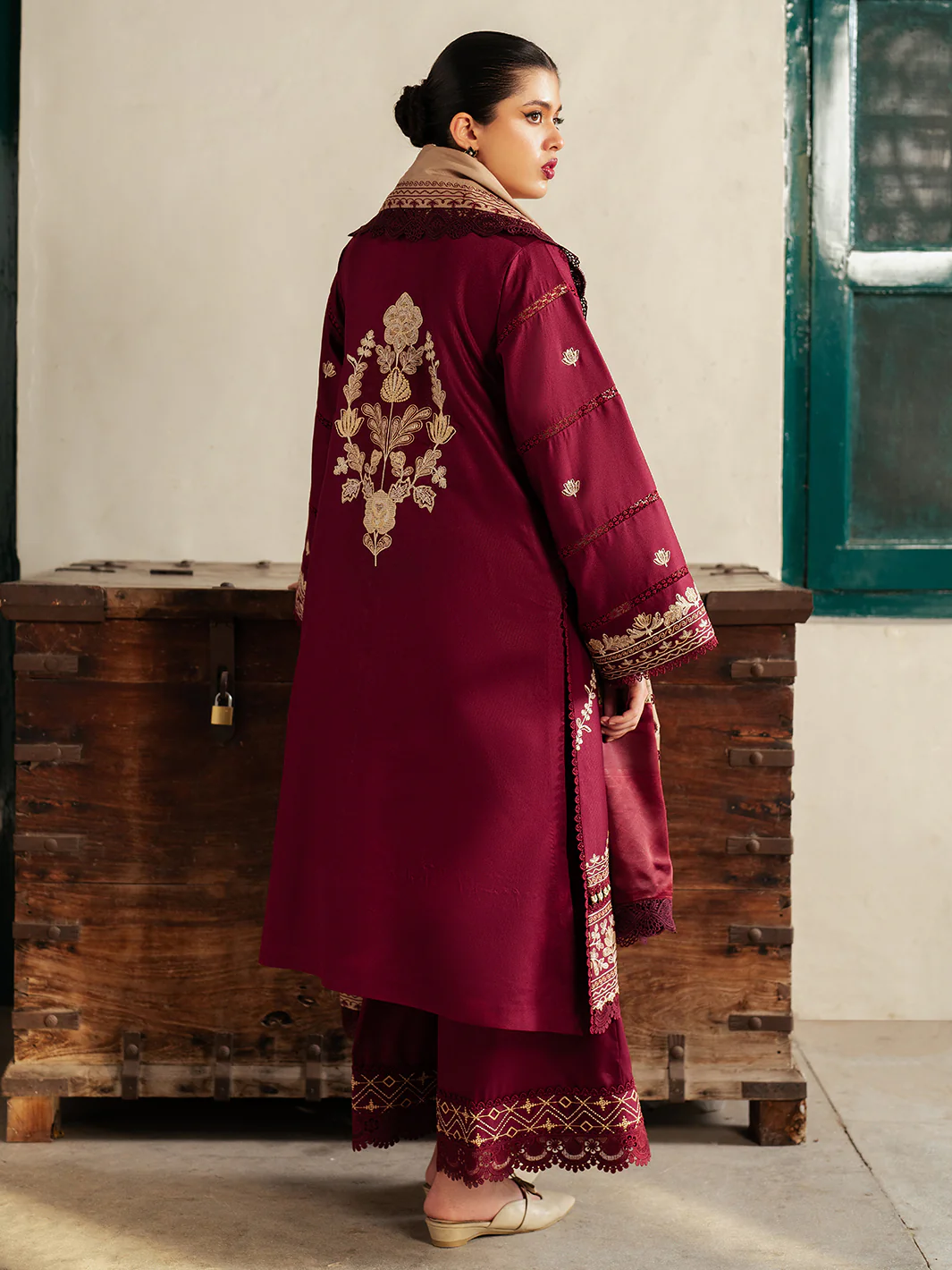 52 - B | 3 PC Kotrai Unstitched - Image 3