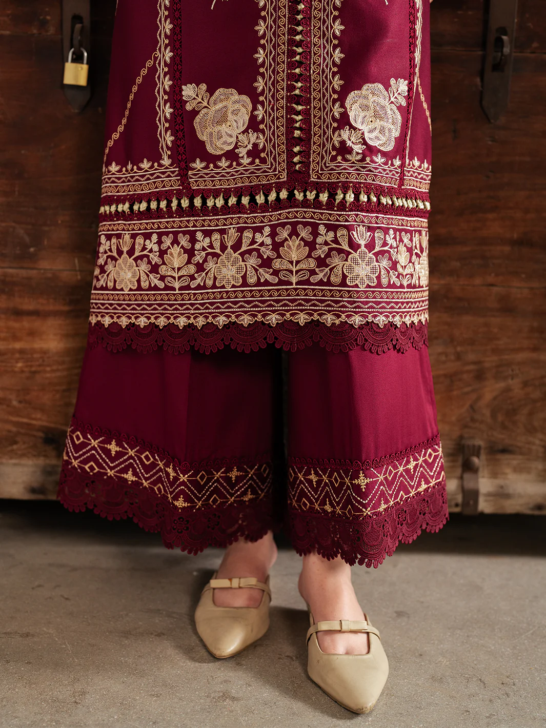 52 - B | 3 PC Kotrai Unstitched - Image 6