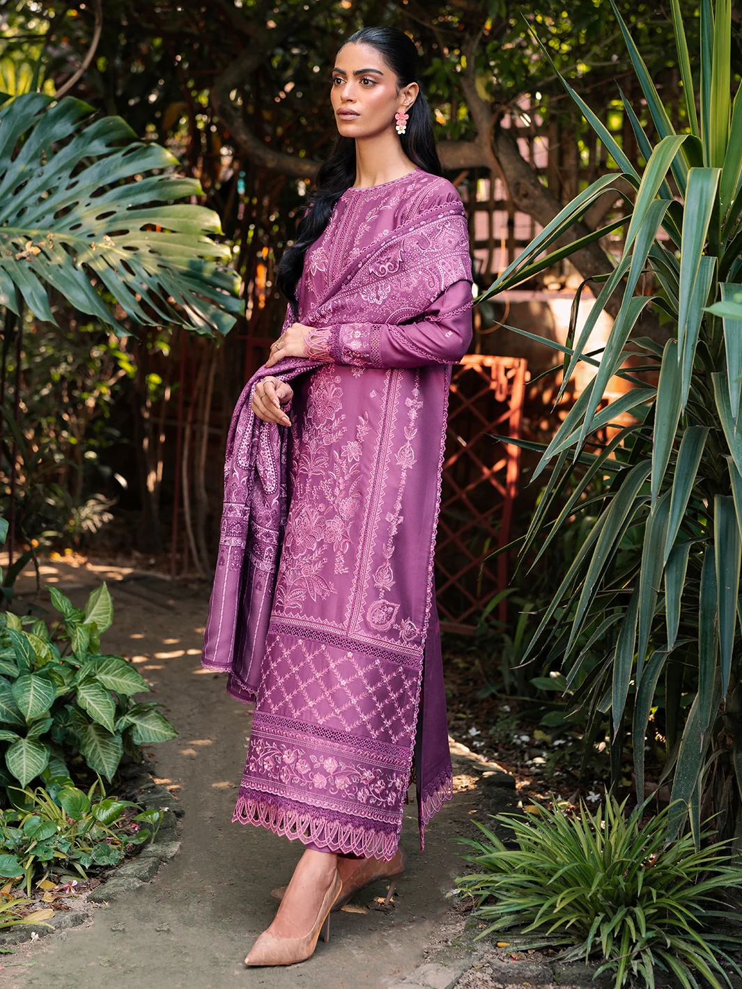 53 - B | 3 PC Kotrai Unstitched - Image 8