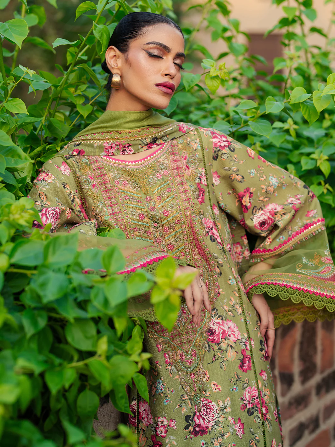 56 - B | 3 PC  Khaddar Unstitched - Image 8