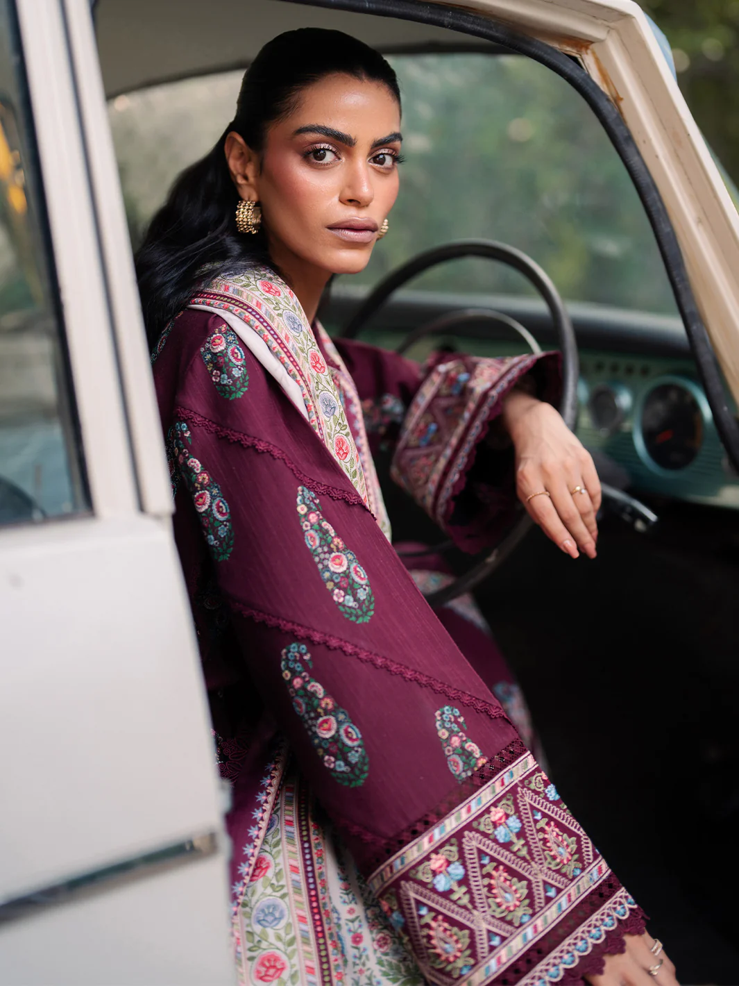 57 - A | 3 PC Khaddar Unstitched - Image 6