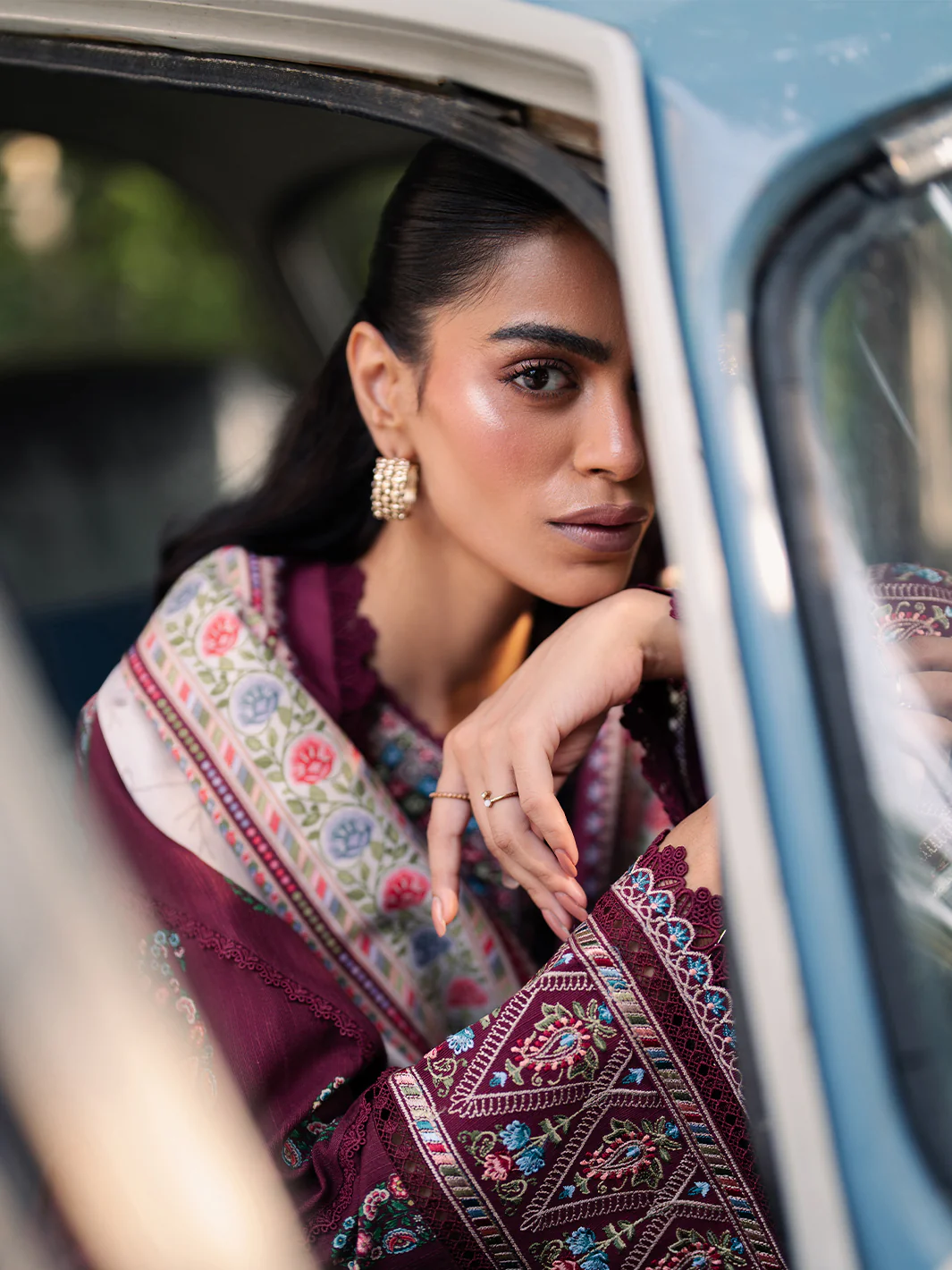 57 - A | 3 PC Khaddar Unstitched - Image 9