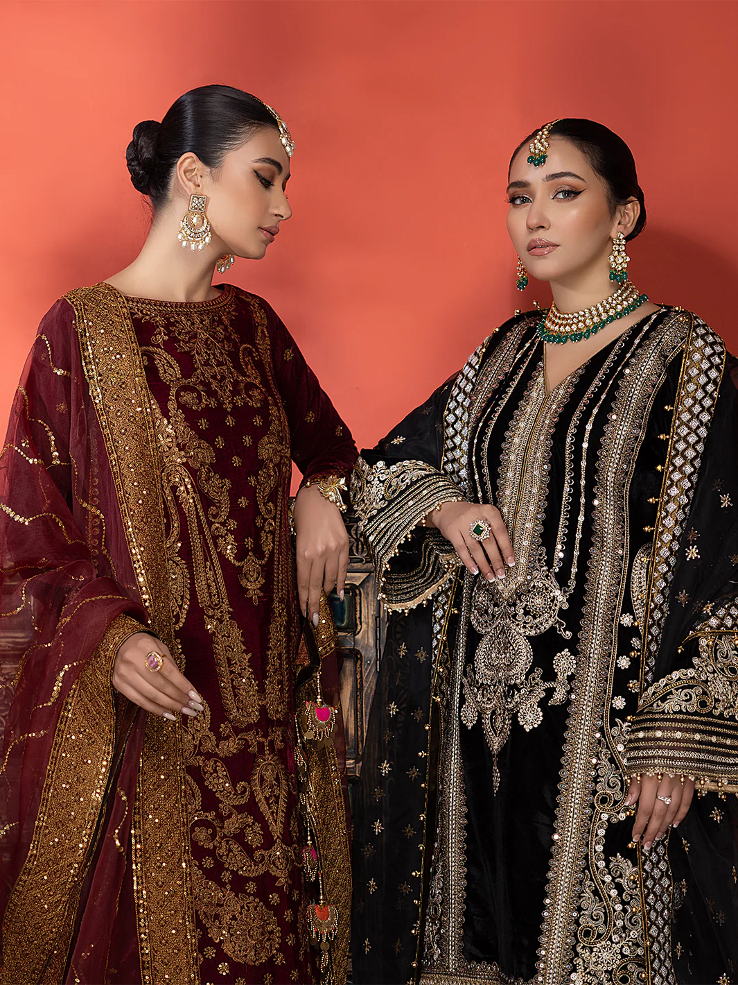 6011 | 3 Piece Velvet Unstitched - Image 8