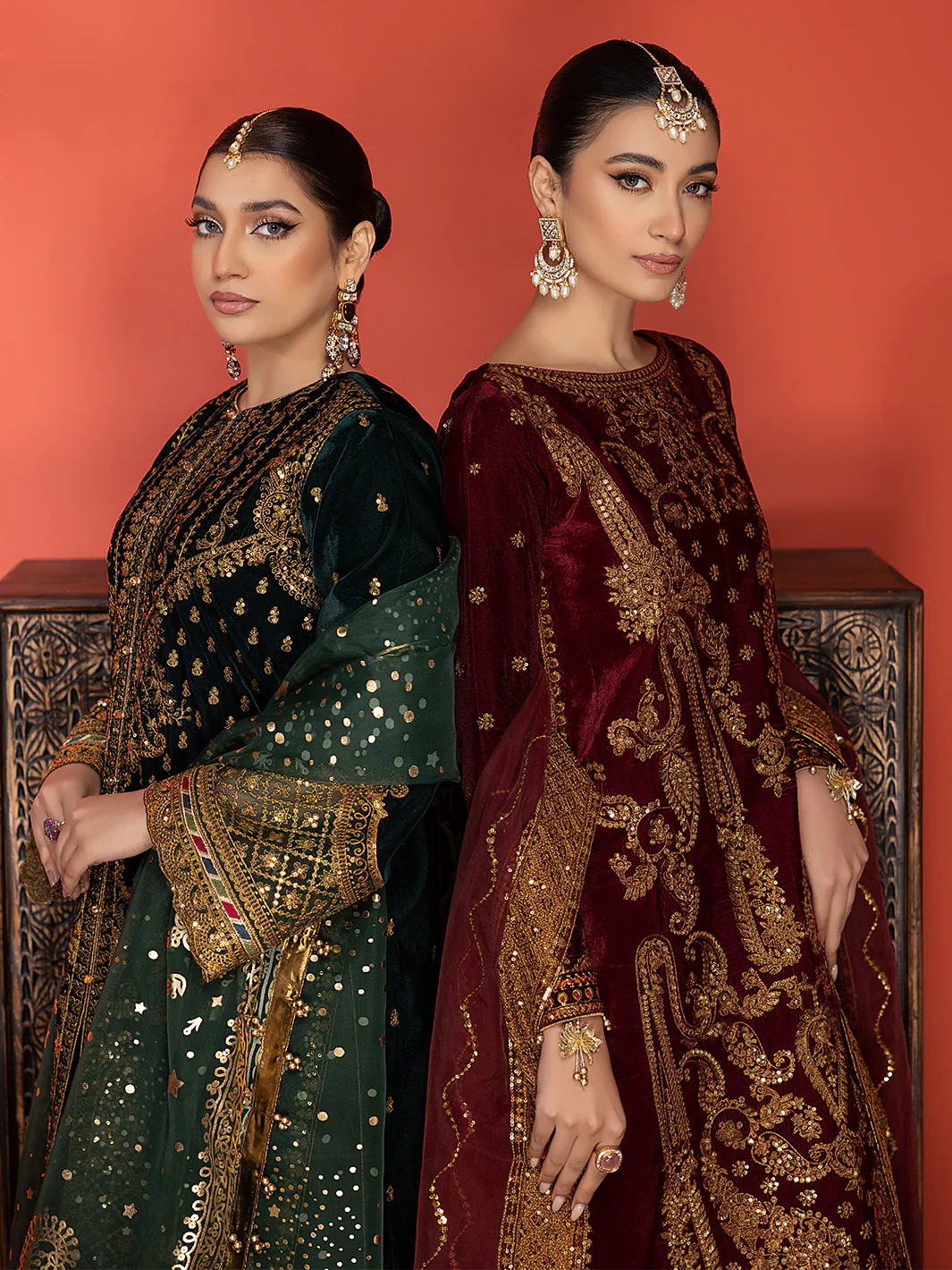 6012 | 3 Piece Velvet Unstitched - Image 8