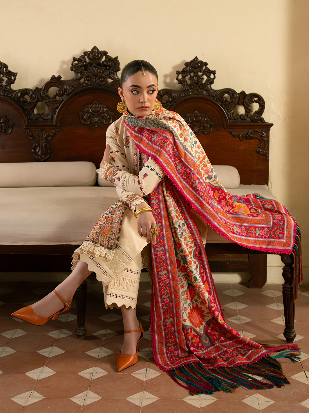 61-A | 3 PC Khaddar - Image 4