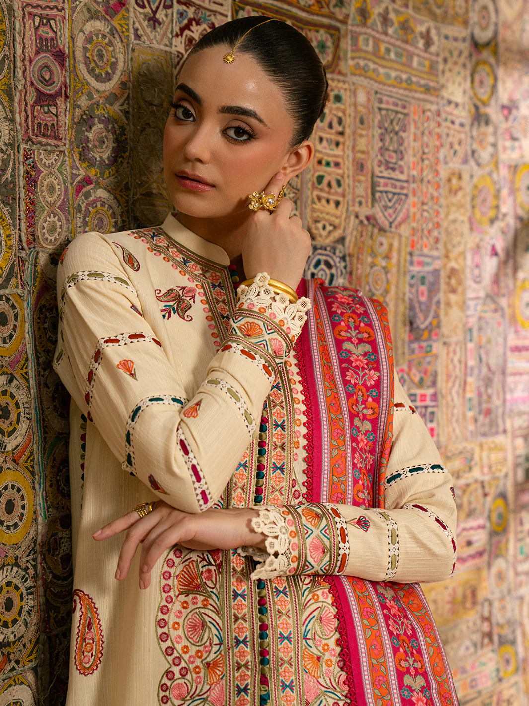 61-A | 3 PC Khaddar - Image 5
