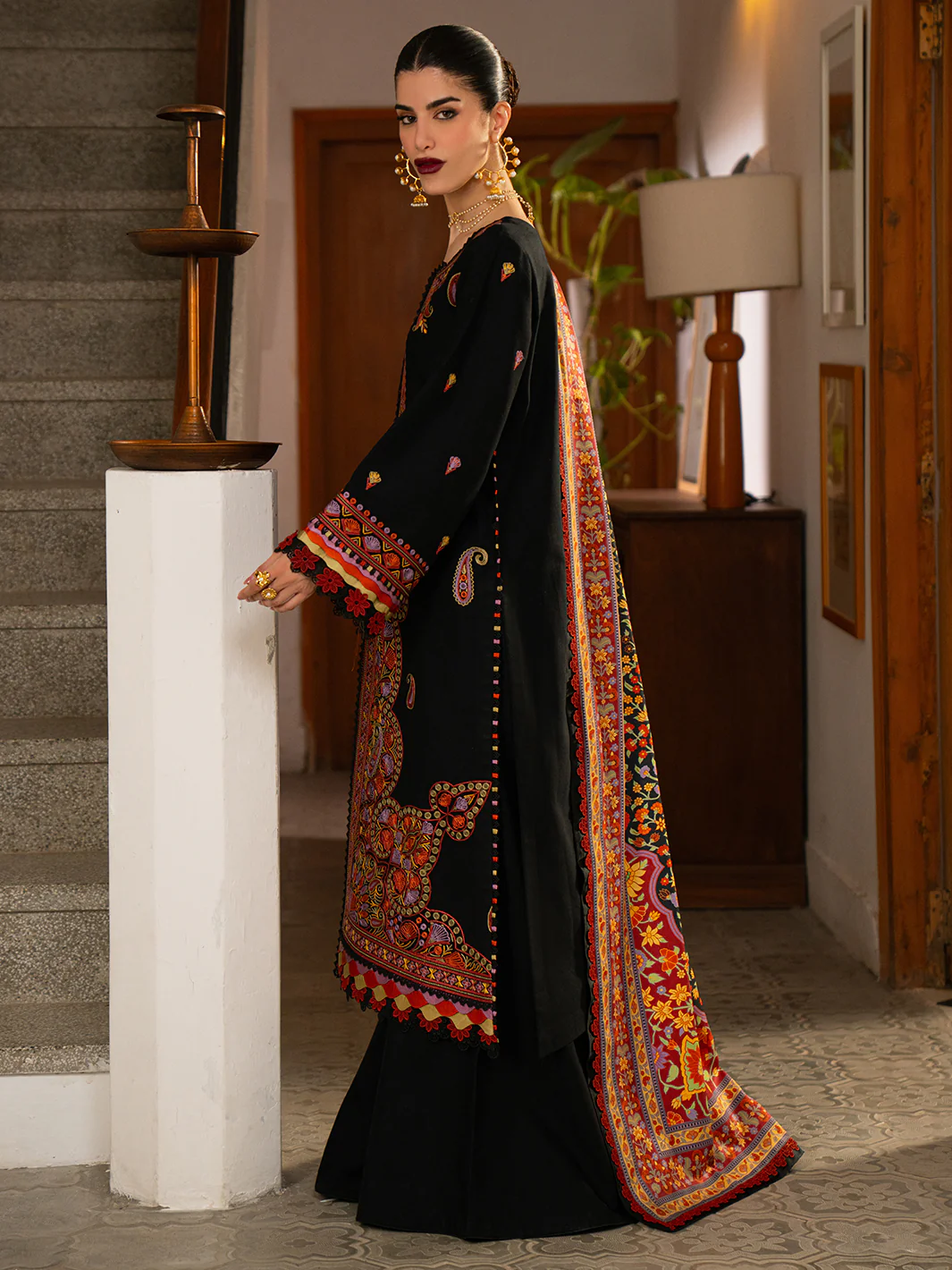 61-B | 3 PC Khaddar - Image 11
