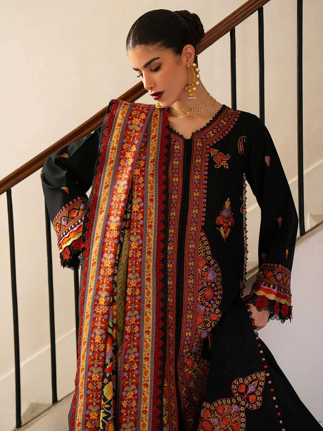 61-B | 3 PC Khaddar - Image 2