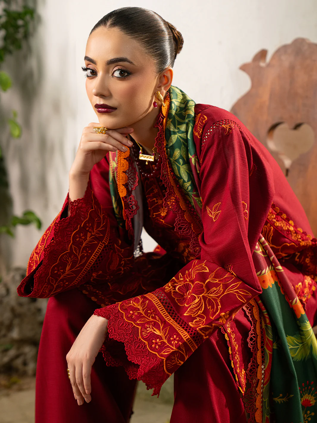 63-B | 3 PC Khaddar - Image 5