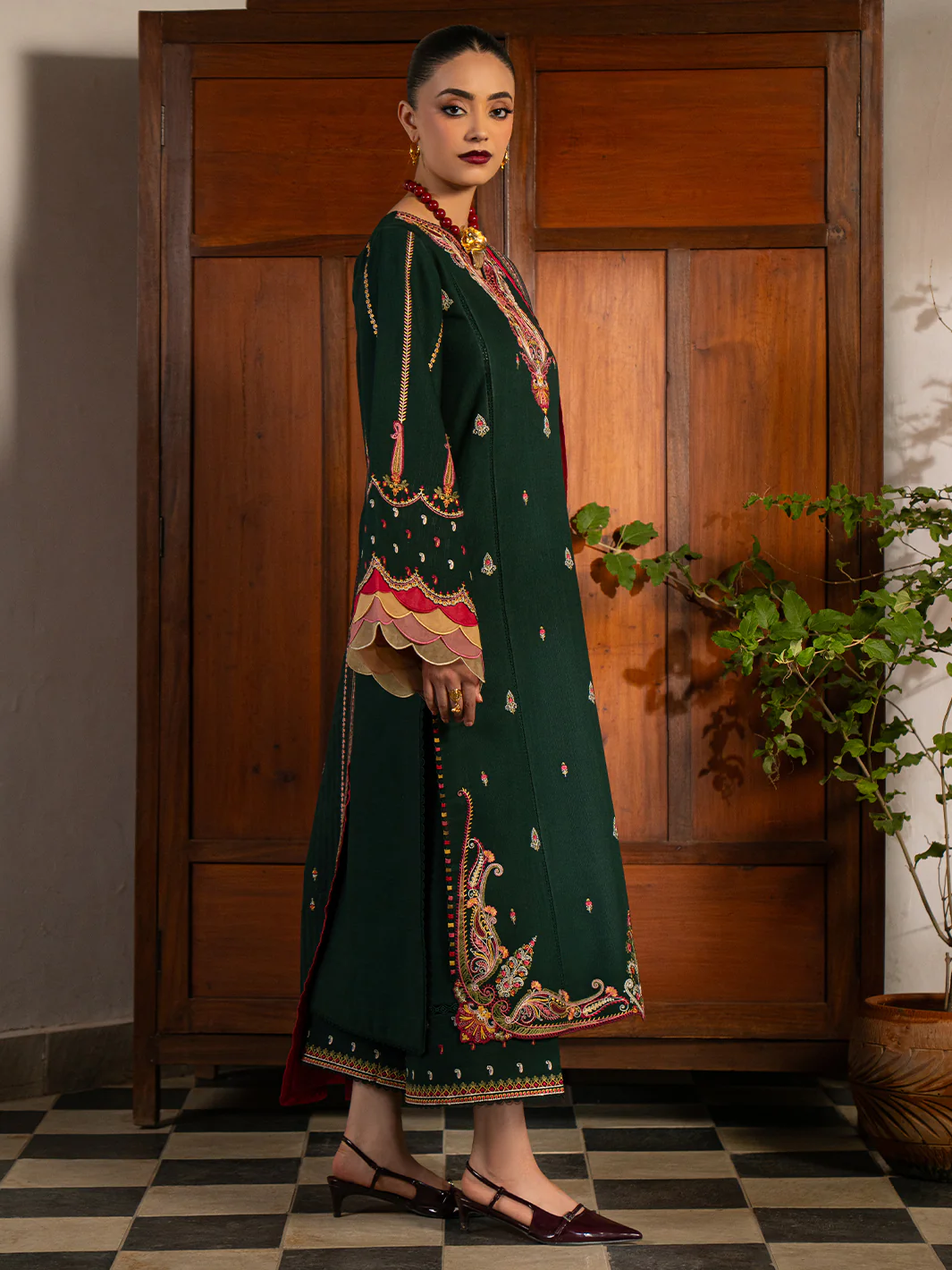 64-B | 3 PC Khaddar - Image 4