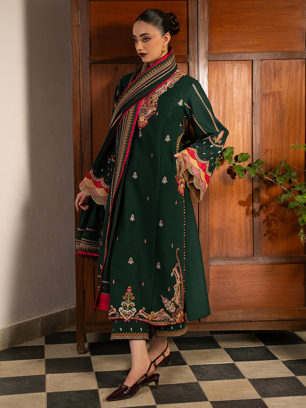 64-B | 3 PC Khaddar - Image 5
