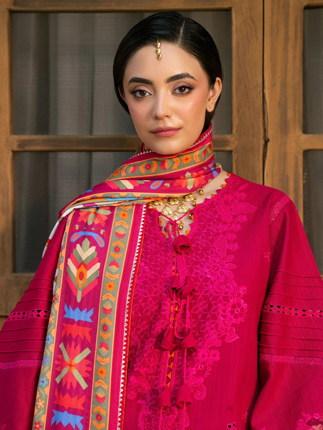 66-B | 3 PC Khaddar - Image 4